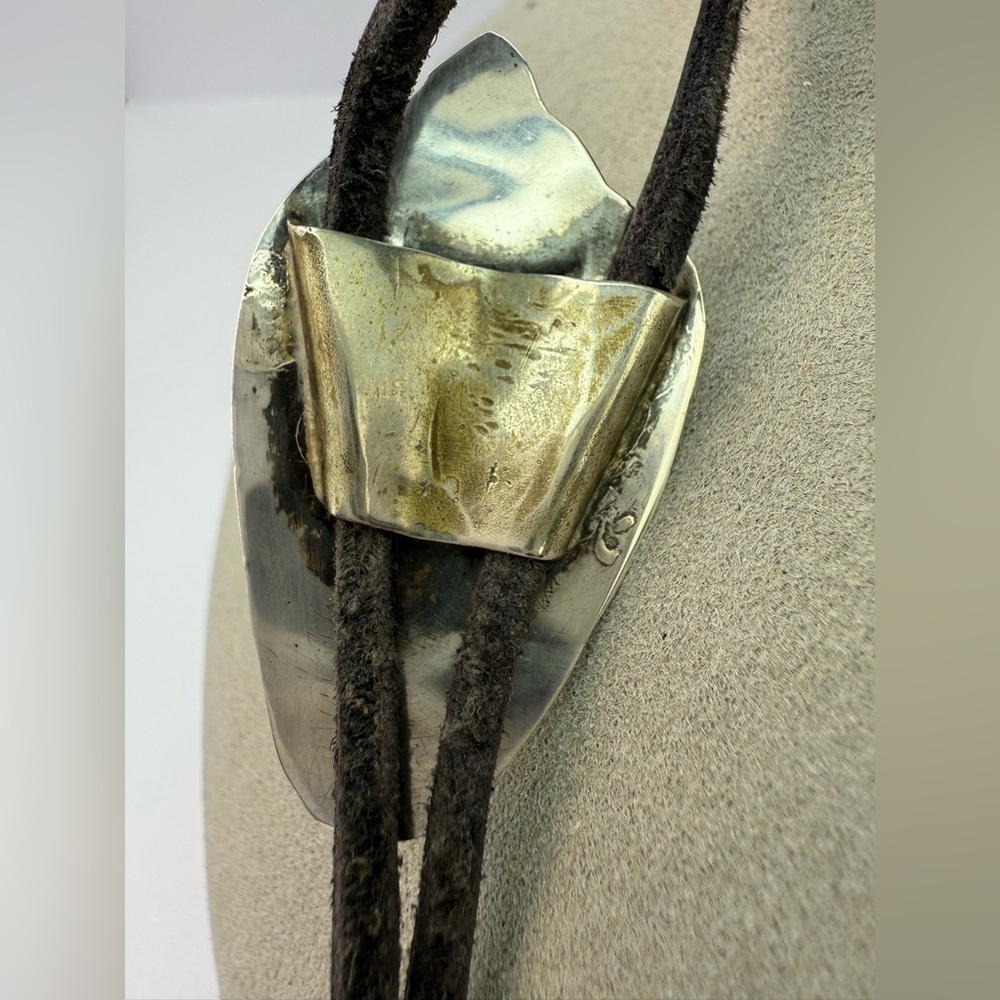 Antique hand made sterling silver bolo - Picture 8 of 10